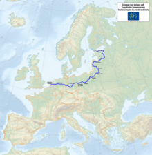 Mapa Europejskiego Długodystansowego Szlaku E11.png