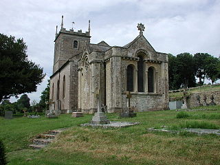 Marston Bigot village near Nunney in Somerset, England