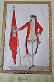 Martecchini Collection - Ragusan junior military officer with State Flag.jpg