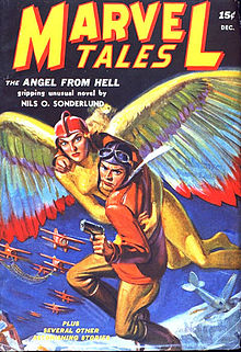 As Nils O. Sonderlund, Williamson wrote The Angel from Hell, the cover story in the December 1939 Marvel Tales