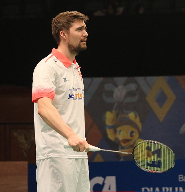 Christiansen at the 2017 Indonesia Open