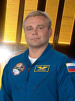 <span class="mw-page-title-main">Maksim Surayev</span> Russian politician and cosmonaut (born 1972)