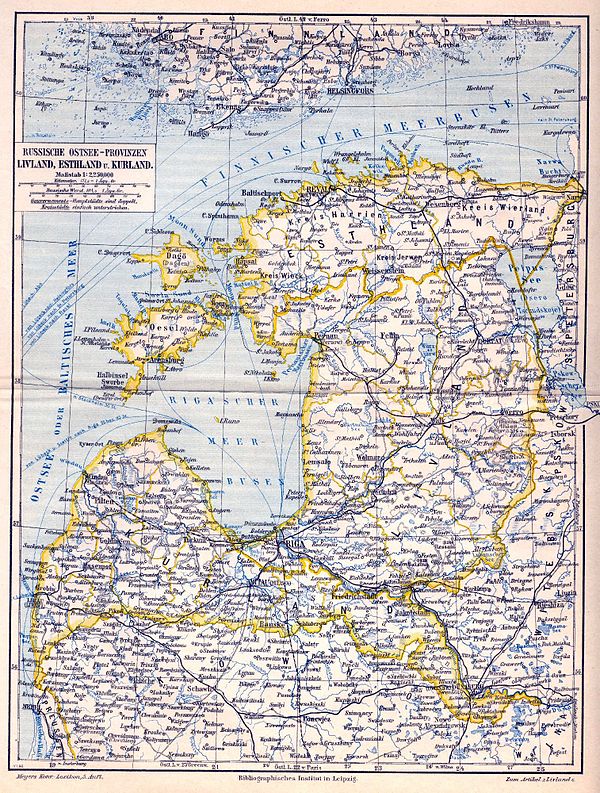 Russian Baltic governorates