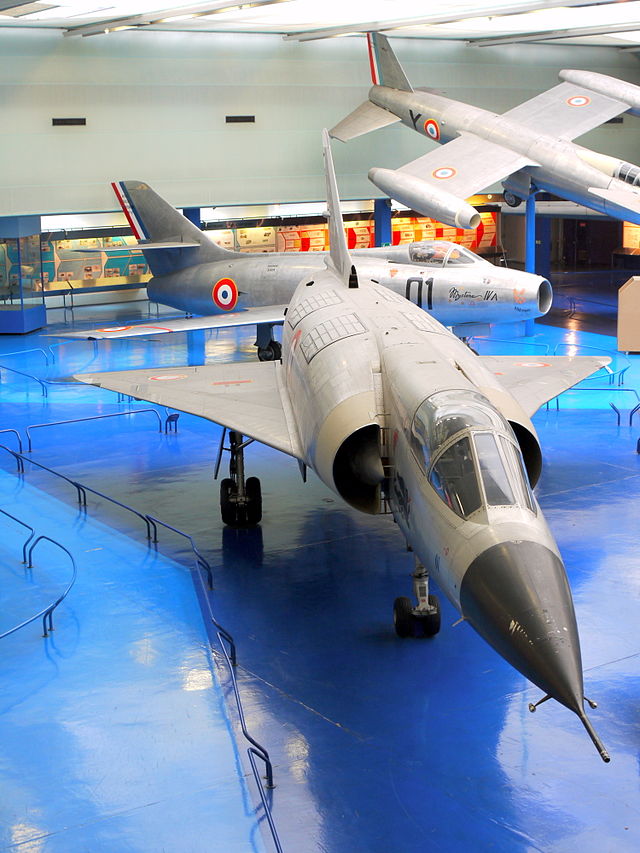 ル・ブルジェ航空宇宙博物館に展示中のミラージュIII V 01
