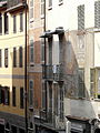 Palazzo con meridiana in piazza San Pietro, Mondovì, Piemonte, Italia
