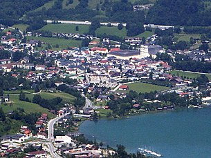 Mondsee, vom Schober aus gesehen