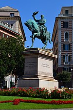 Vittorio Emanuele II, Genova