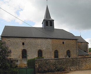 L'église Saint-Hubert.