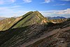 横通岳から望む東天井岳（2017年9月22日撮影）