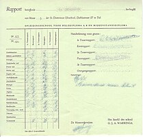 Mulorapport 3e klas (1963-64)