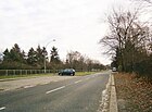 At the Bürgerpark at the level of the cemetery entrance, viewing direction: east