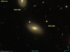 NGC 4227 makalesinin açıklayıcı resmi