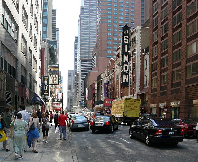 The theatres of 52nd Street in 2007