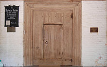 Western entrance - wicket door Newport Parish wicket door.jpg