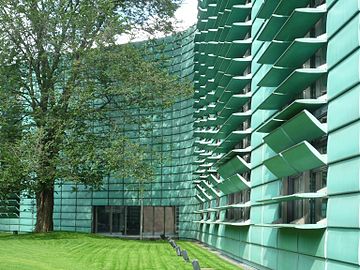 Nordic Embassy compound, Berlin, by Finnish-Austrian architects Architekten Berger + Parkkinen (1999)