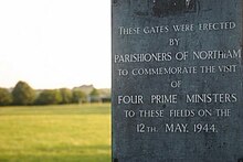 Four Prime Ministers Plaque