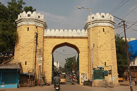 Dabirpura Darwaza, one of the two surviving gateways to the Old City.