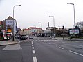 Ulice Ostrovského u autobusového terminálu Na Knížecí
