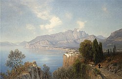 Ansicht von Sorrento - Oswald Achenbach