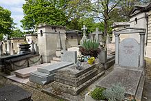 Tomb at the Pere-Lachaise Cemetery Pere-Lachaise - Division 67 - Brechemin-Rivory 04.jpg