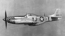 North American P-51D-10-NA MustangSerial 44-14593 of the 351st Fighter Squadron.