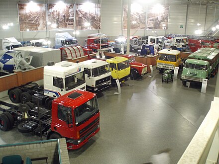 Various DAF Trucks at the DAF Museum, Eindhoven