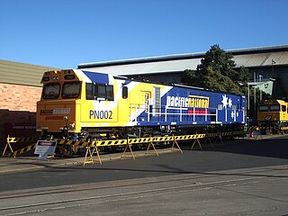 Downer EDI Rail GT42CU AC model of Australian diesel-electric locomotive