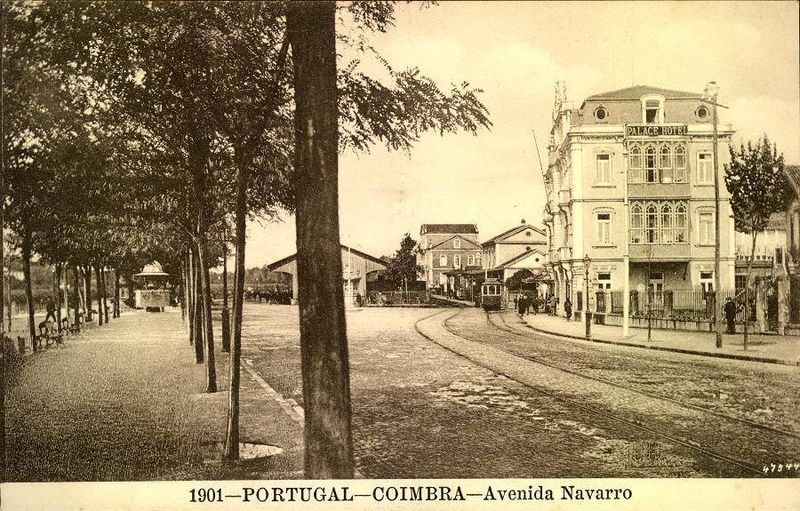 File:PalaceHotelCoimbra+elétrico&estaçãoPrimitiva(1901!).jpg