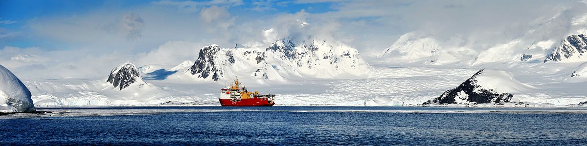 HMS Protector in Antarctica, December 2013