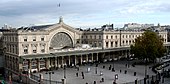 Gare de l'Est (Paris), cu o lunetă monumentală, 1847-1852, de François-Alexandre Duquesney