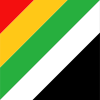Icône de drapeau carré Penrith Panthers avec 2017 colors.svg