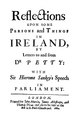 1660 Reflections upon Ireland