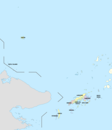 Mappa politica di Tawi-Tawi