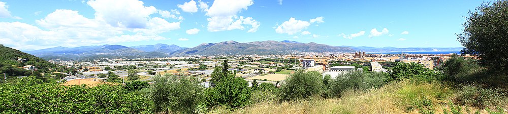 La piana di Albenga vista dall'Anfiteatro