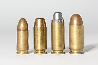 <span class="mw-page-title-main">9×19mm Parabellum</span> Pistol cartridge designed by Georg Luger