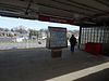 Platform view at Westmont PATCO station, April 2015.jpg