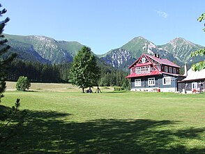 Das Tal von der Bergweide Monkova poľana aus