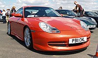 1999 Porsche 996 GT3 (pre-facelift) front.