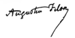 firma de Augustin Filon