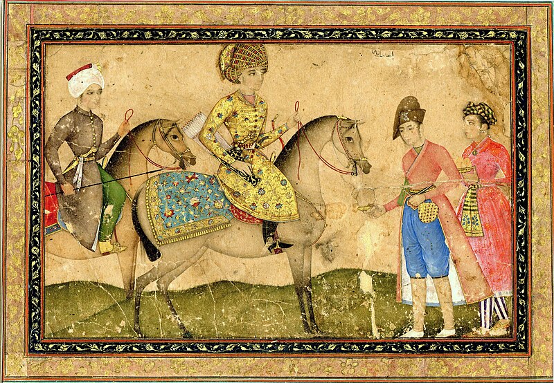 File:Portrait of a ruler and three attendants (Muhammad Zaman, 1948,1211,0.19)-2.jpg