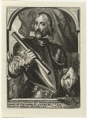 Portret van Paul-Bernard de Fontaine Theatrum pontificum, imperatorum, regum, ducum (serietitel), RP-P-1906-706