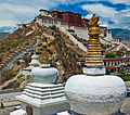 Stupa davant del Palau de Potala.