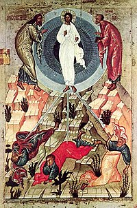 キリストの変容。ロシア、15世紀。