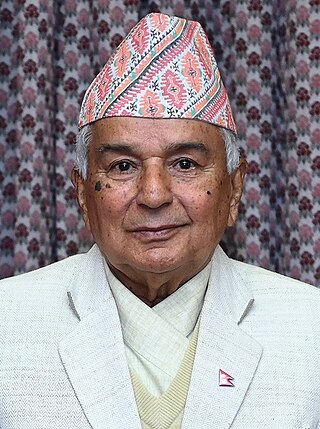 <span class="mw-page-title-main">Ram Chandra Poudel</span> President of Nepal since 2023