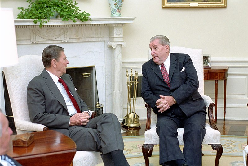 File:President Ronald Reagan and Vernon A. Walters.jpg