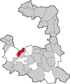Poziția Pullach i.Isartal pe harta districtului München