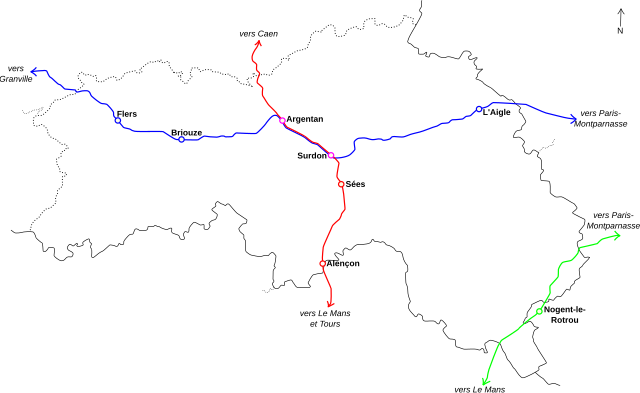 Réseau ferré de l'Orne