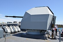 The BAE 4.5-inch Mark 8 naval gun on Daring RAN-IFR 2013 D4 07.JPG