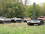 RKhM "Kashalot", BTR-70, BRDM-2 and BTS-4, Chernobyl 2.jpg