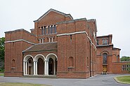 Royal Memorial Chapel portico Royal Military Academy Sandhurst UK